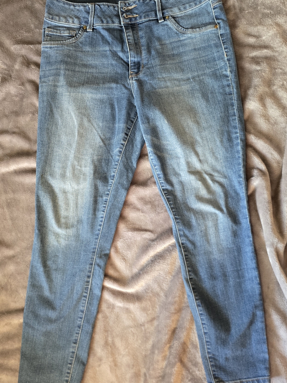 d.jeans Medium Wash High Rise Skinny Jeans (Size 12)